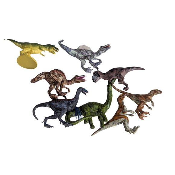 Jurassic World Small Dinosaur Figurines Lot of 8 - Picture 1 of 2